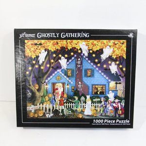 Halloween Puzzle 1000 pieces Vermont Christmas Company Ghostly Gathering